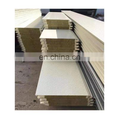 Sound absorption rock wool insulation wall panel metal carved sandwich panel fireproof insulation exterior wall sandwich panel