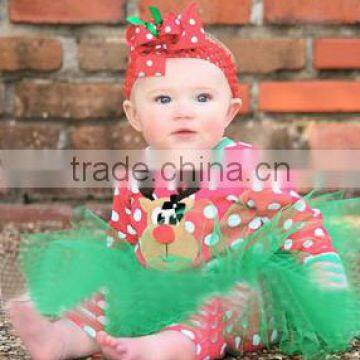 long sleeve cotton baby girls christmas dresses MY-IA0018