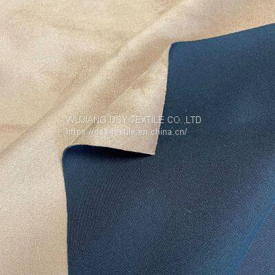 Suede Fabric Bonding Knitting Fabric photo-3