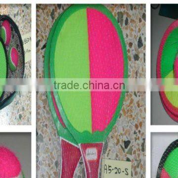 Hot New Products for 2016 China Market High Quality Wooden Beach Racket Set Beach Racket