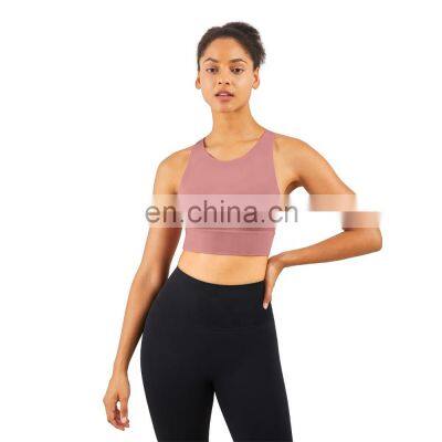 Eco Factory supply attractive price women quick dry fitness yoga bra hot sexy girls sport bra top fitness