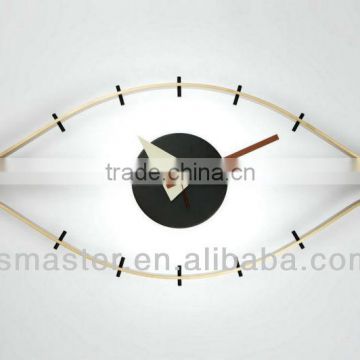 Home decorative eye shape modern wall clocks                        
                                                                                Supplier's Choice