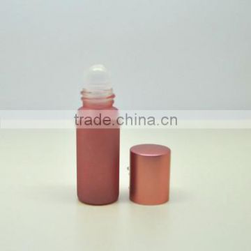 2ml mini colored tubular glass roll on vials with glass roller ball