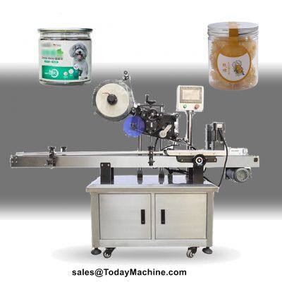Round Bottle Labeling Machine Beer Cans Wine Adhesive Sticker Labeler