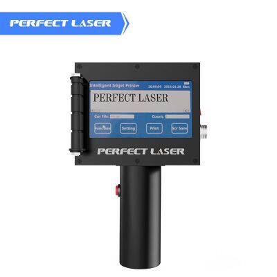 Perfect Laser 600DPI TIJ thermal logo date handy printer expiry batch portable hand jet handheld inkjet code printer for plastic bag bottle