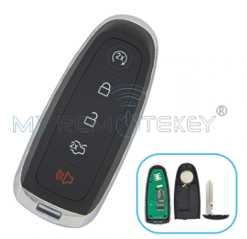 FCC M3N5WY8609 PN 164-R8092 BT4T-15K601-HC BA1T-15K601 Smart key 5 button 315mhz/434mhz ID46-PCF7953 chip for Ford Explorer Edge Expedition Focus