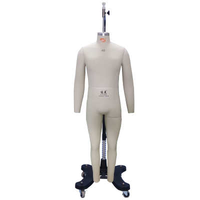 Premium Men’s Dress Form EU 40 – Adjustable Shoulder & Detachable Limbs for Precision Tailoring