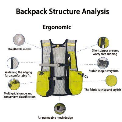 China Pacer Backpack Flag – Ultra-Light, Breathable, Multi-Functional With Carbon Composite Pole photo-4