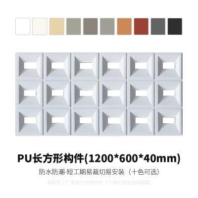 Simulation Polyurethane Stone Wall Panels Veneers PU Faux Wave Stone Panels photo-2