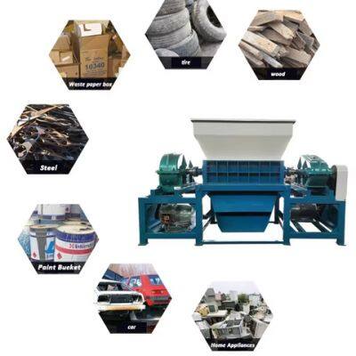 Automatic Double Shaft Shredder with PLC Control for Plastic Waste Management