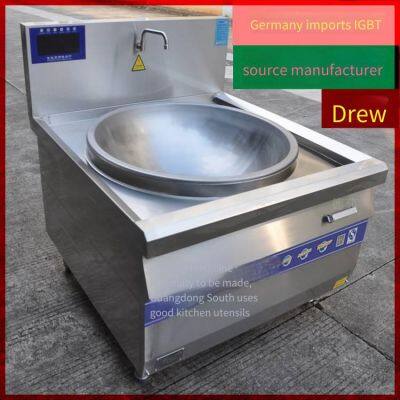 Deru Electromagnetic Large Cooking Range, Commercial High-power Induction Cooker, Special Large Cooking Range for Canteens, Mutton Soup Stove