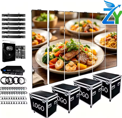 500mmx500mm Parede de Vídeo LED P2.6 Tela de Exibição LED Painel LED Parede de Fundo