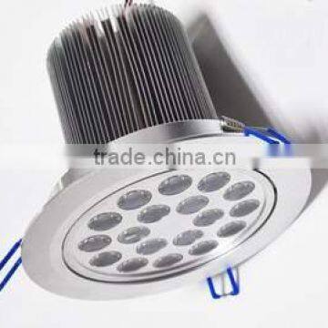 hot sell slim recessed indoor 18w 4" led grille down light with ce,rohs,ul ,FCC certificate