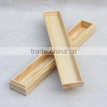 High Quality Eco-friend Pine Wood Gift Storage Packaging Box With Slid Lid
