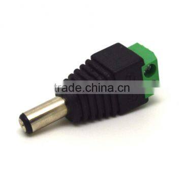 2.1 x 5.5mm bnc connector DC Male Adapter Surveillance System Power Supply for CCTV IP Camera cctv accessories