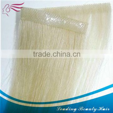 High quality and cheap chinese remy virgin human hair skin weft