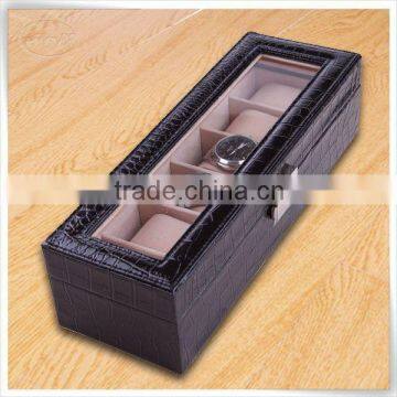 Luxury Design Alligator Leather Watch Display Box