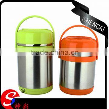 heating lunch tiffin box keep food hot stainless steel hot lunch box tiffin carrier with 1.5L