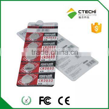 Maxell Blister Card Maxell CR2032 3V Button Cell for Watch/calculator photo-2