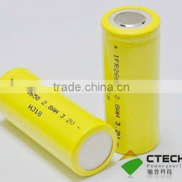 Lithium ion battery 26650 3.2V 2800mAh