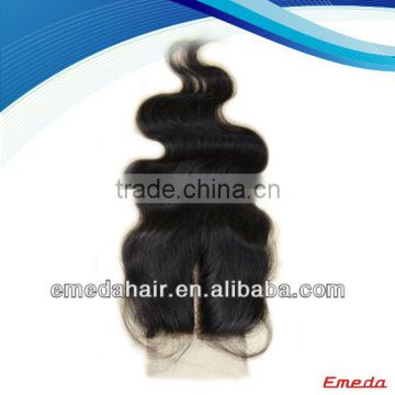 Top quality and cheapest stock Virgin Brazilian Hair Ombre Hair Extension Lace Closure