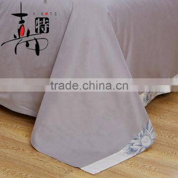 Reactive Cotton New Comforter Flower Printing Chinese Bedding Set photo-4