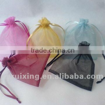 Drawstring organza bag