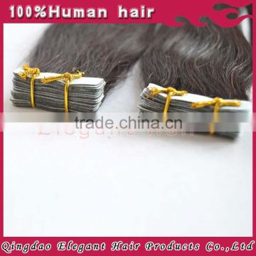 6A100% human hair high quality popular cheap wholesale 2.5g/piece 24" tape in hair extension