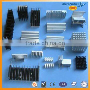 6063 T5 SGS aluminum extrusion heat sink profiles manufacutrer