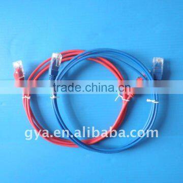 1 pair Cat.3 patch cord, round, different length and colors