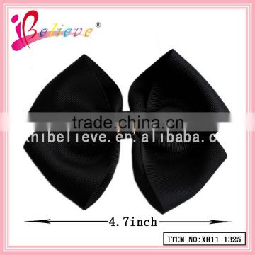 Factory direct wholesale hair accessories cheap bow hair clip,black bow tie