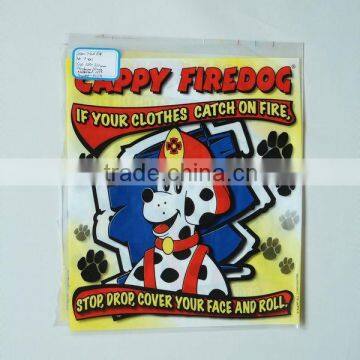 LDPE Full Color Printing Flat Packing Bag For Publicity Fairdog