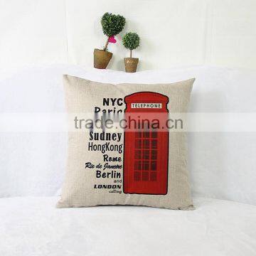 New Design Printed Linen Cloth Pillow Cover Cushion Case photo-5