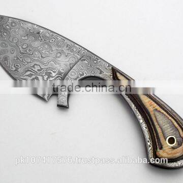 HT CUSTOM HANDMADE DAMASCUS SKINNER KNIFE photo-6