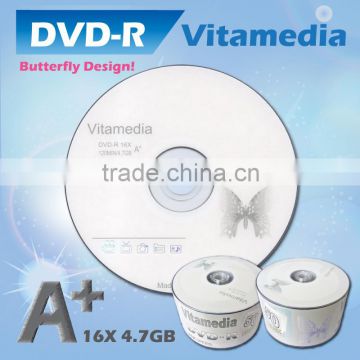 A+ DVD Virgin, medias 16X 4.7GB import from taiwan and china