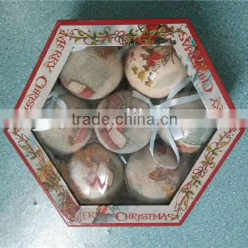 Exquisite printing Foam Christmas ball