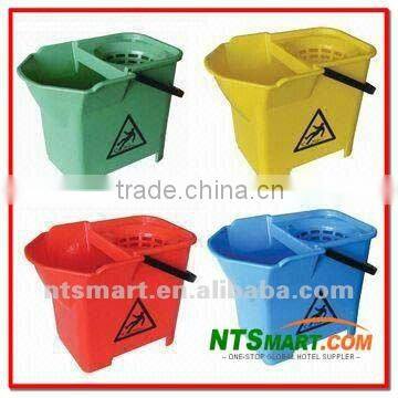 fast moving plastic mop bucket