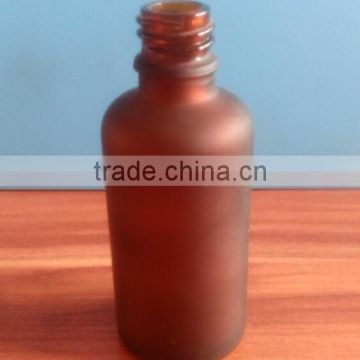 Trade Assurance 50ml amber frost essential oil glass bottle