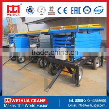 400kg mobile hydraulic scissor lifting platform for sale