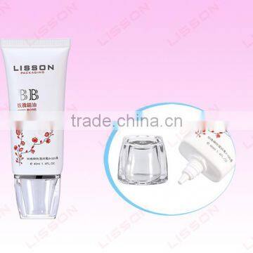 25ml to 60ml Cosmetic Container With Transparent Acrylic Cap for BB Cream