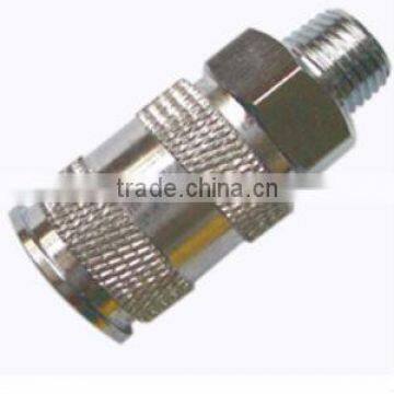 chromeplated male thread quick coupler suit for European market