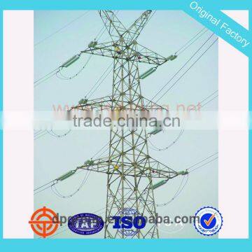 132kv 33kv transmission line steel pole tower