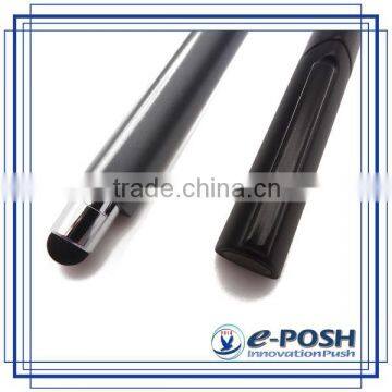 Triangle Aluminum Extrusion Barrel Touch Screen Roller Ball Point Pen With Stylus photo-5