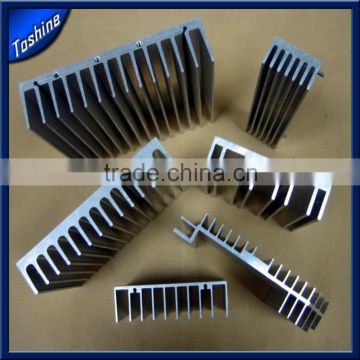 customized Aluminum heat sink shapes profiles extrusion