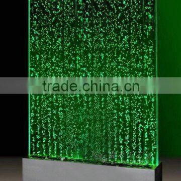 CE Certificate Led Organic Glass Bubble Water Wall photo-4