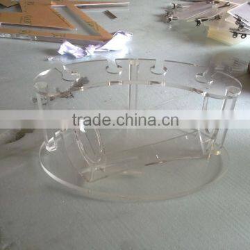 High Polished High Quality Acrylic Wine Display Rack,smooth Acrylic Wine Display Rack photo-4