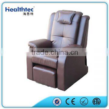 brown color cheers leather recliner sofa bed mechanism