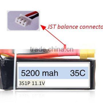 RC Battery Pack 11.1V 5200mAh 3S Continuous High Rate 35C Quadcopter Drone photo-3