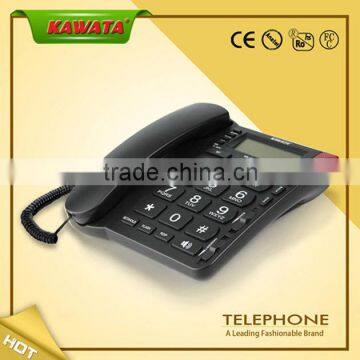 Simple design corded one touch memory landline telefonos