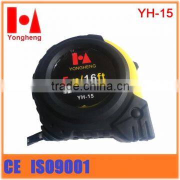 thick blade wear resistant rubber coated elastic measuring tape